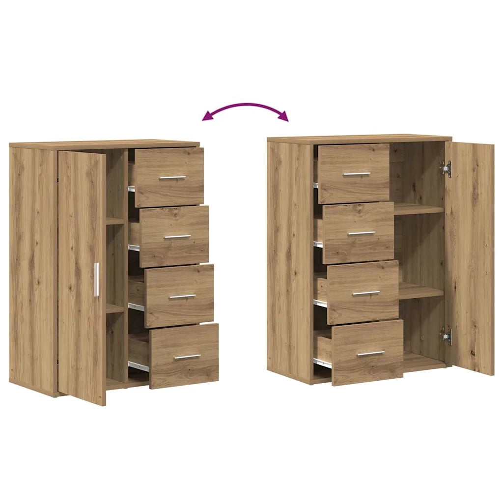 Credenza Rovere artigianale 60 x 31 x 84 cm Legno multistrato 862265