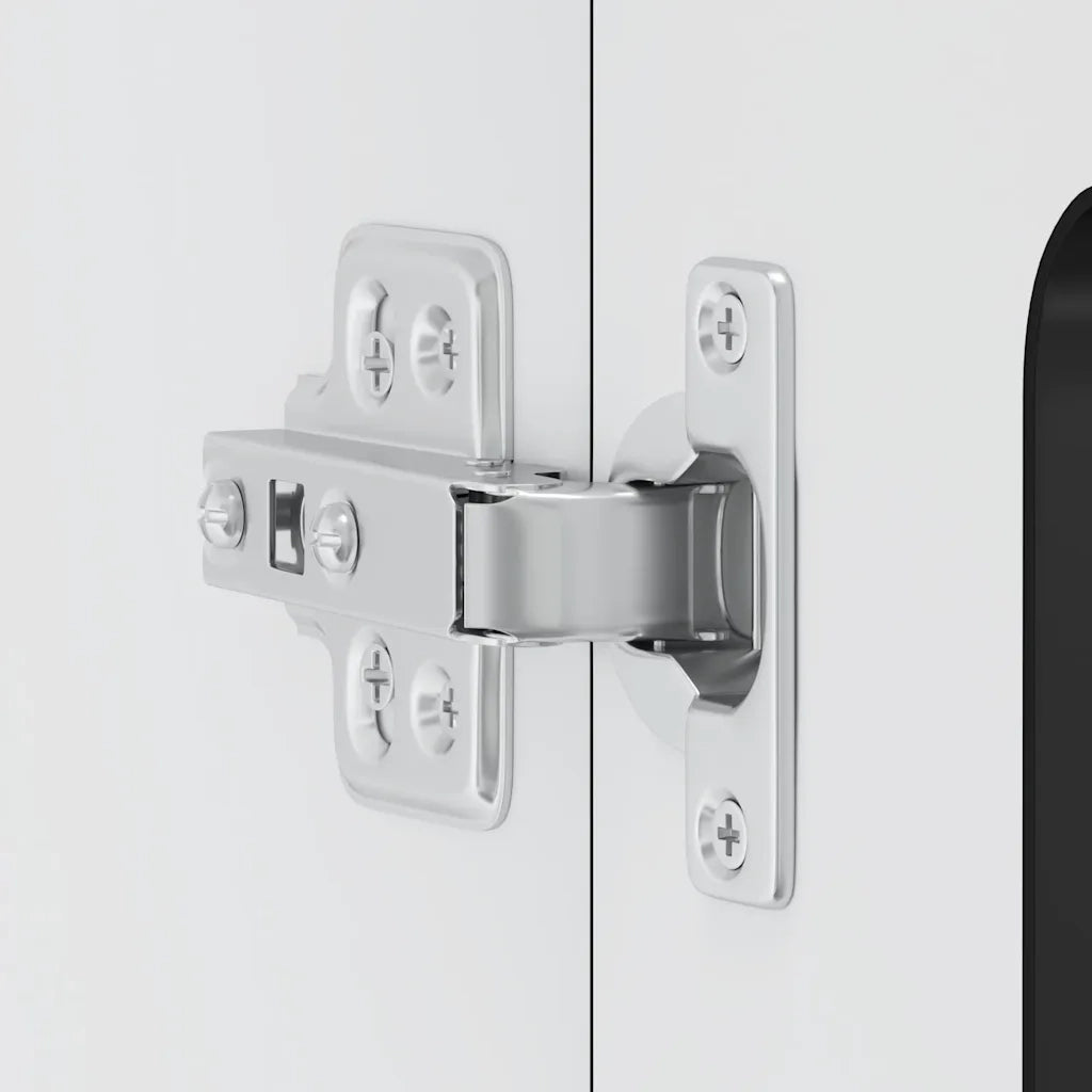 Pensile da Cucina | Mobile da Cucina con Porta in Vetro Kalmar Nero Truciolato