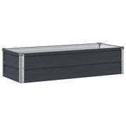 Letto rialzato da giardino Antracite 100 x 40 x 24 cm 8006312