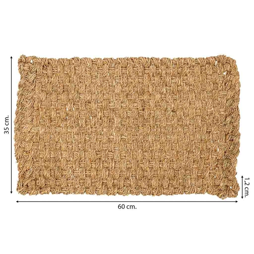 Feltro in fibra marrone 60x35x1,2h cm
