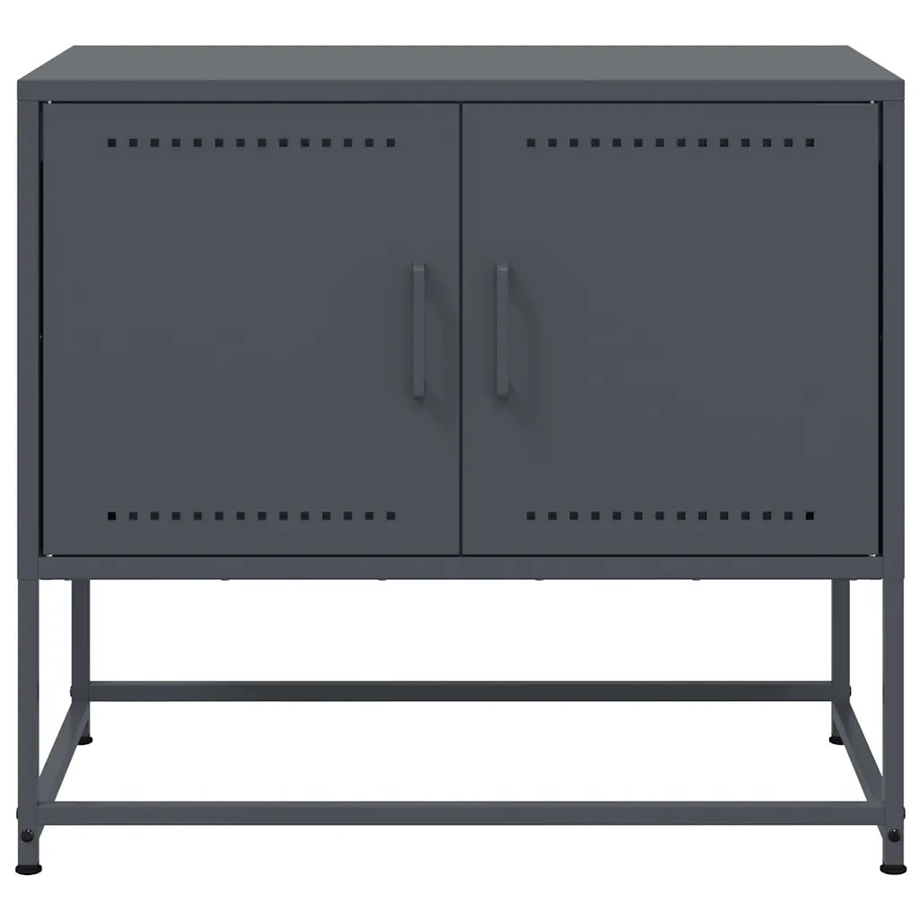Mobile TV Antracite 68,5x39x60,5 cm in Acciaio