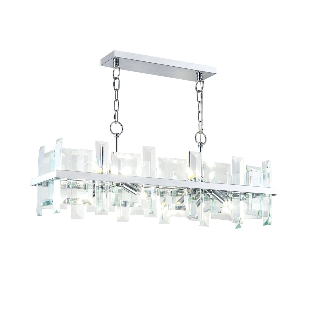 Lampadario sospeso Cerezo cristallo cromo Maytoni 8xE14 MOD