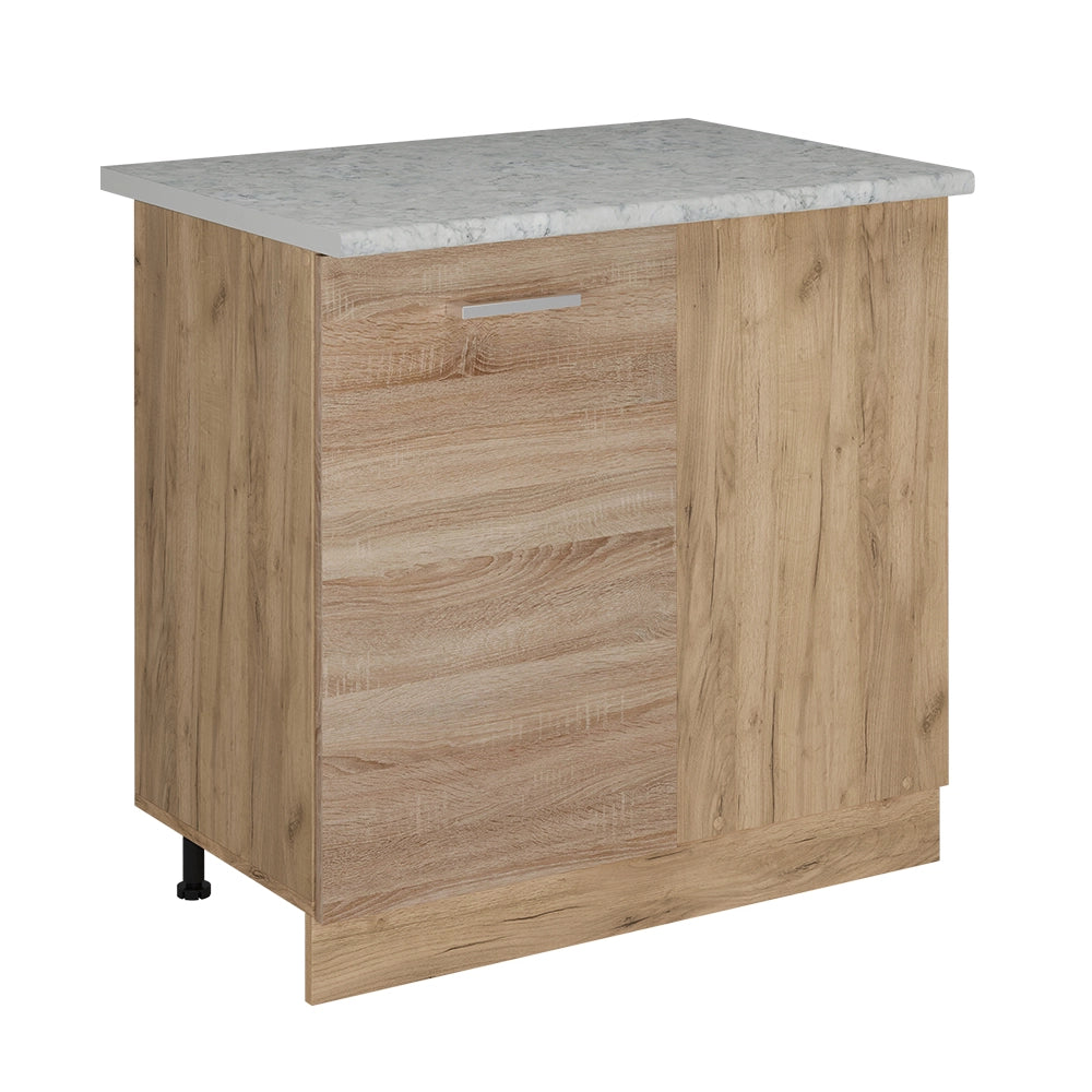 Vicco Mobile ad angolo cucina Sonoma 86 cm PL Marmo