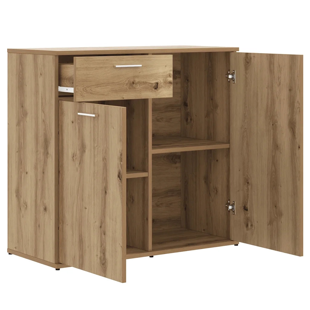 Credenza Rovere Artigianale 80x36x75 cm in Truciolato 856007