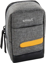 Tas di trasporto compatta per fotocamera - 1 pezzo - grigio - poliestere riciclato - 7,5x4,5x13 cm