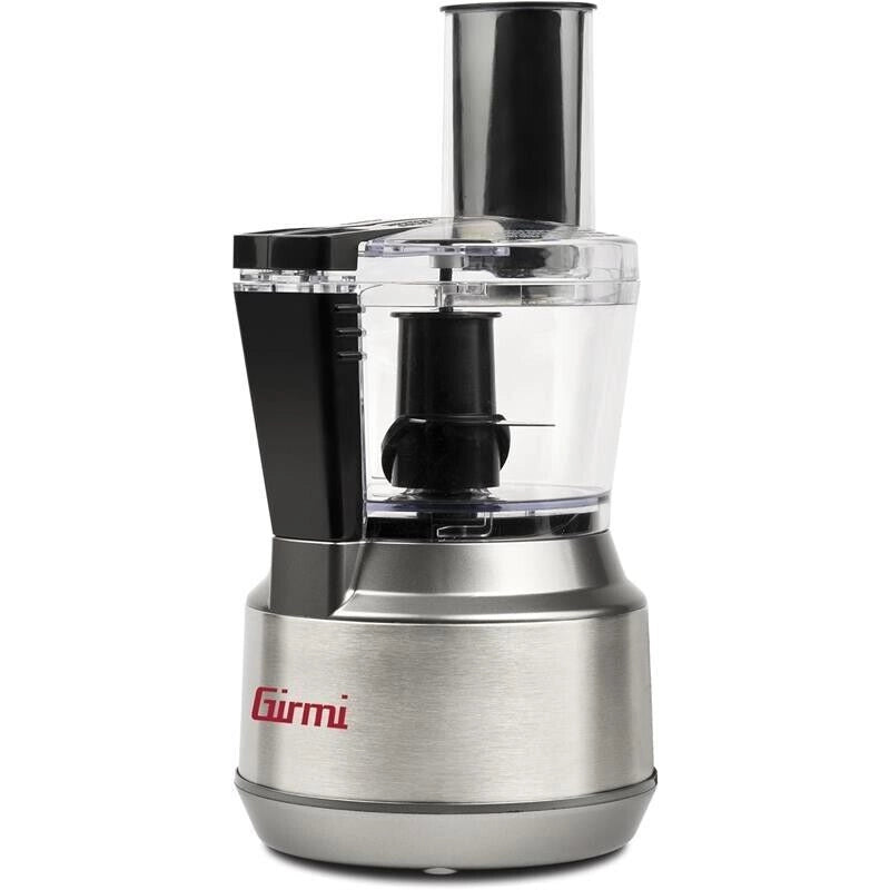GIRMI MASTRO POCKET MINI-ROBOT MULTIFUNZIONE 300 W CAPACITÀ 600CC 2 VELOCITÀ 2 DISCHI INOX DOPPIA SICUREZZA GRIGIO RB01