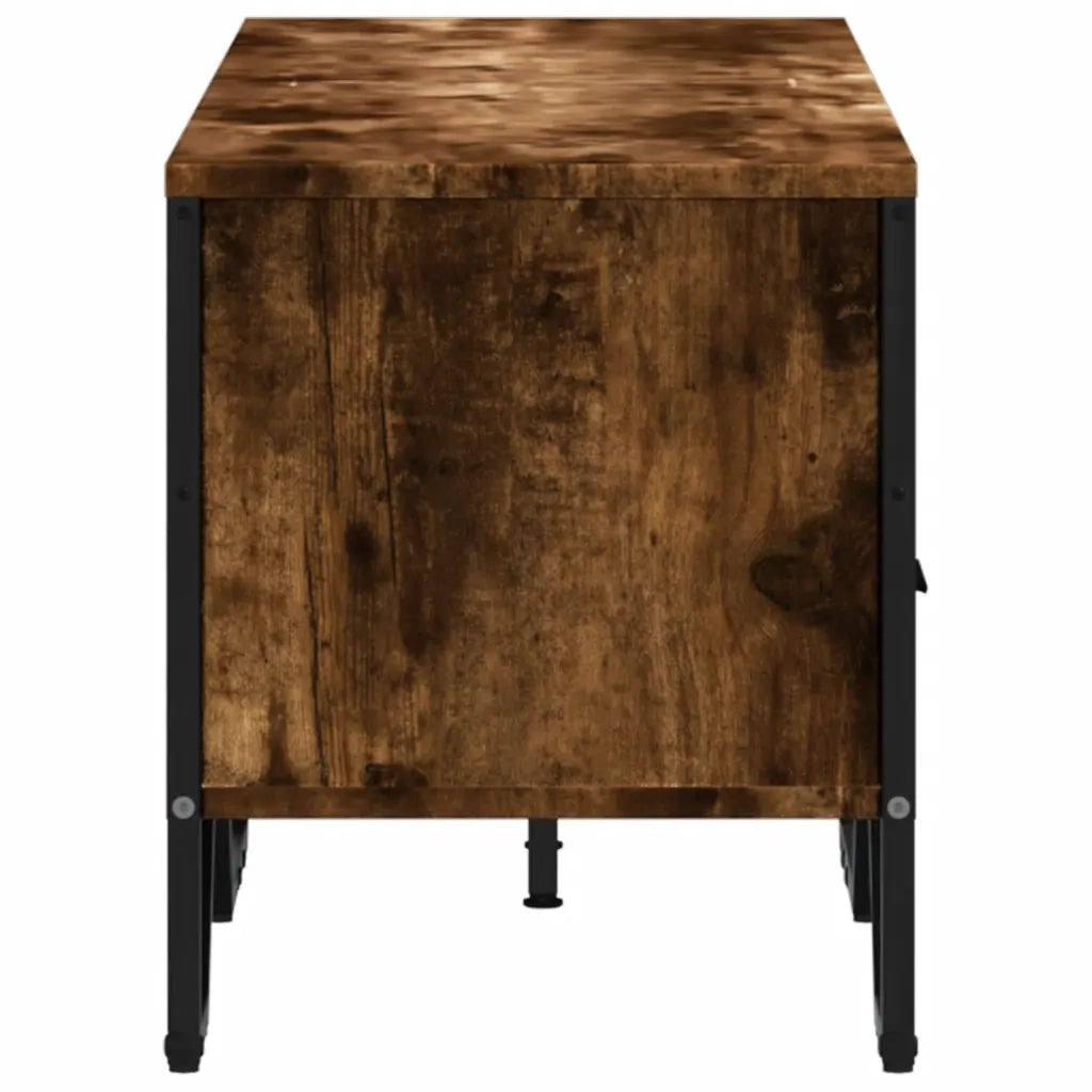 vidaXL Mobile Porta TV Rovere Fumo 122x34x41 cm in Legno Multistrato