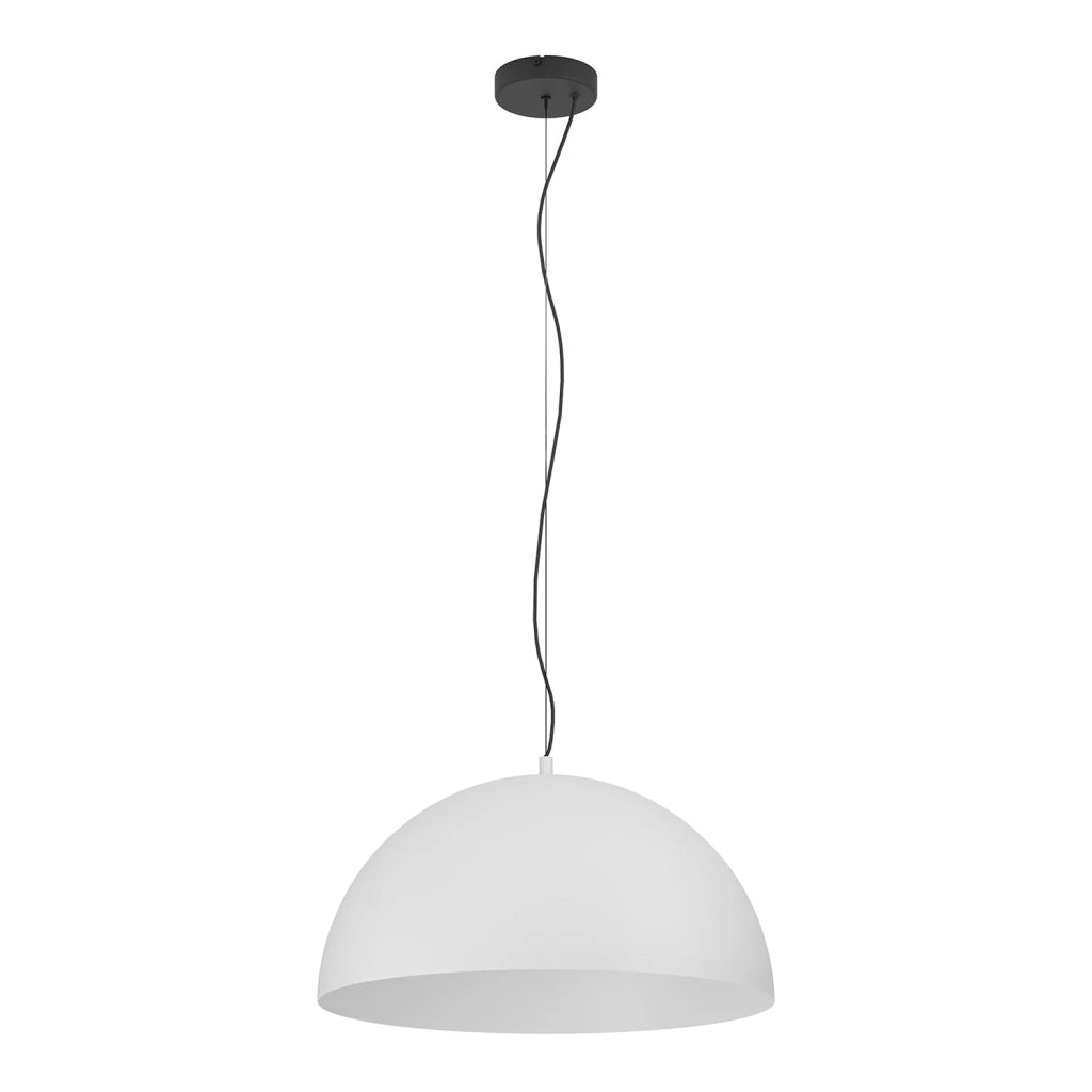 Lampadario A Sospensione Contemporaneo Gaetano 1 Acciaio Nero Grigio 1 Luce E27