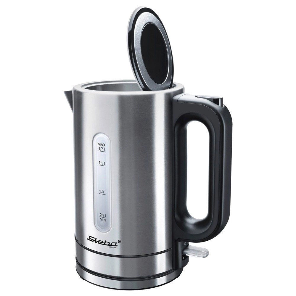 Steba WK 21 INOX Bollitore Elettrico Acciaio Inox Temperatura Regolabile 1.7 L 2200 W Base 360° colore Acciaio Inox