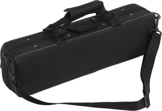 Borsa di stoccaggio per flauto - Borsa portatile in tessuto Oxford - Cinturino regolabile - Adatto per flauti con 16 fori.