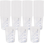 Misuratore liquido 600 ml - Misuratore liquido in plastica - Set di misuratori liquidi da 50 pezzi - Misuratore liquido per vernice - Misuratore liquido per resina - In plastica BPA libera