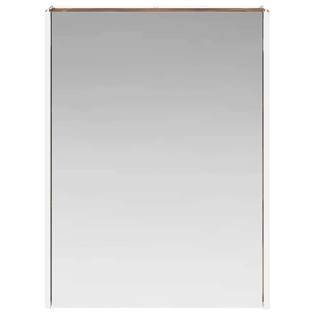 Mobiletto per specchio da bagno Rovere fumé 73.5 x 15.5 x 70 cm