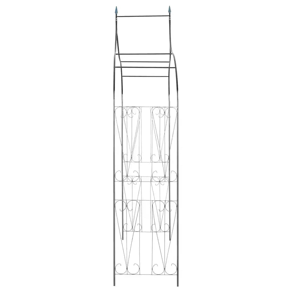 Arco da Giardino per Piante Rampicanti Verde Scuro CFW8170372