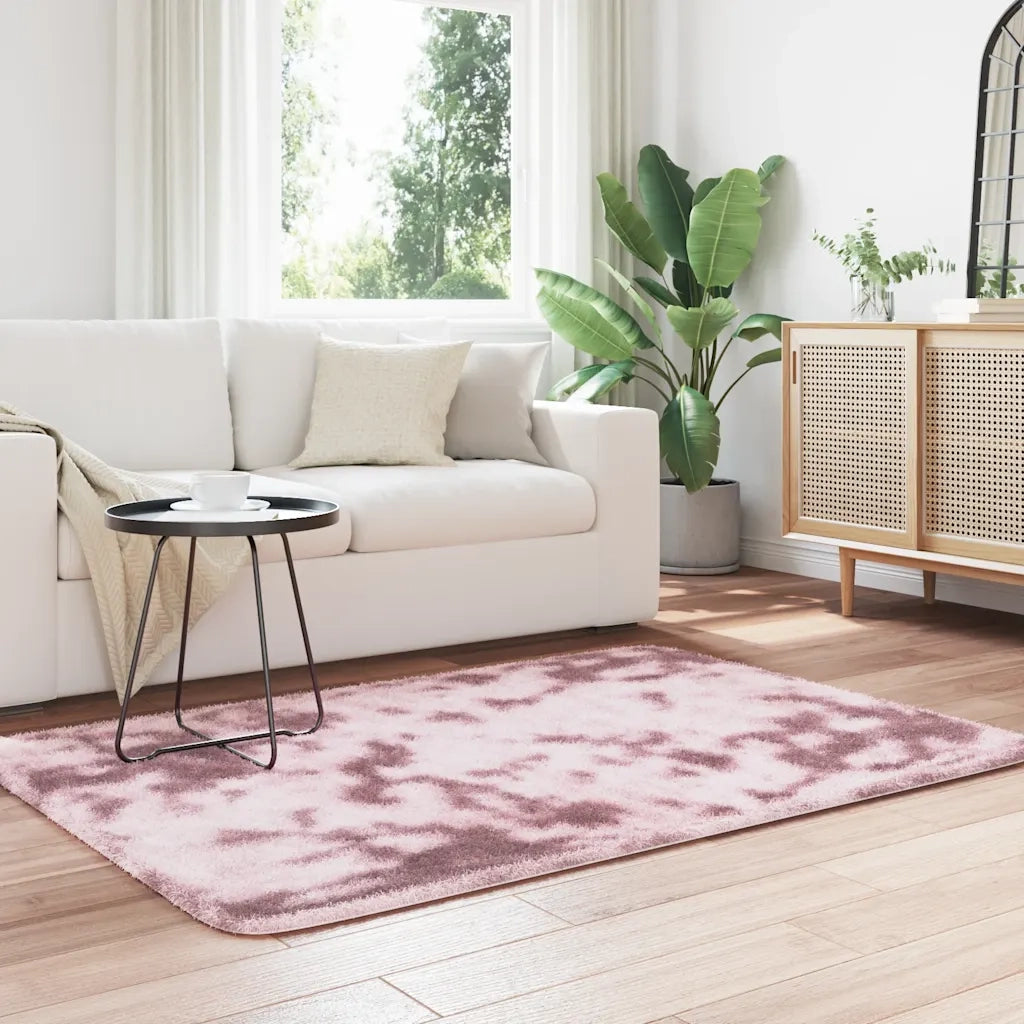 Tappeto Shaggy a Pelo Lungo NAVARRA Rosa Antico 120x170cm 4102825