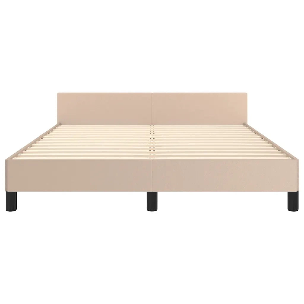 Giroletto con Testiera senza Materasso-Struttura Letto Cappuccino 140x190 cm