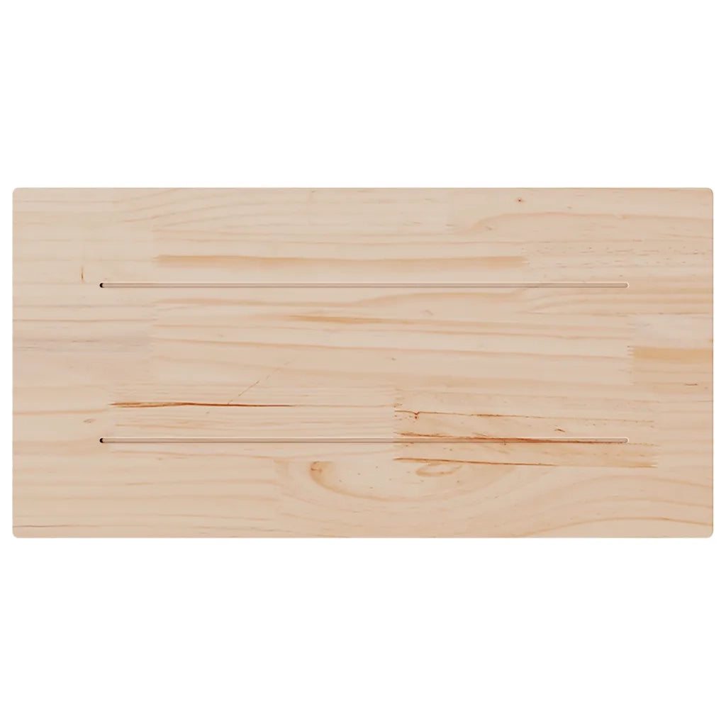 Piani Tavolo 2 pz 70x35x2,5 cm Rettangolare Legno Massello Pino 847426