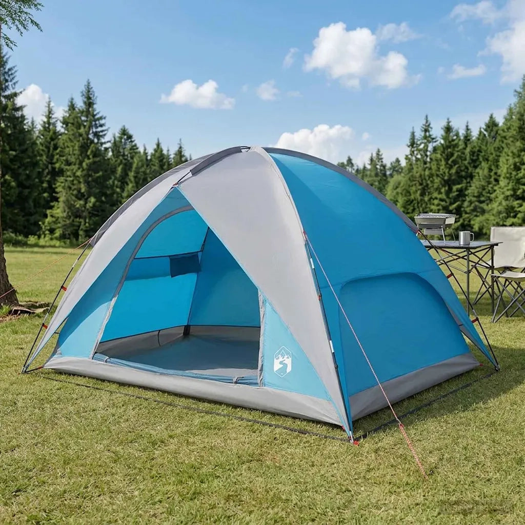 Tenda da campeggio con telo antipioggia impermeabile Cupola Blu 42028526