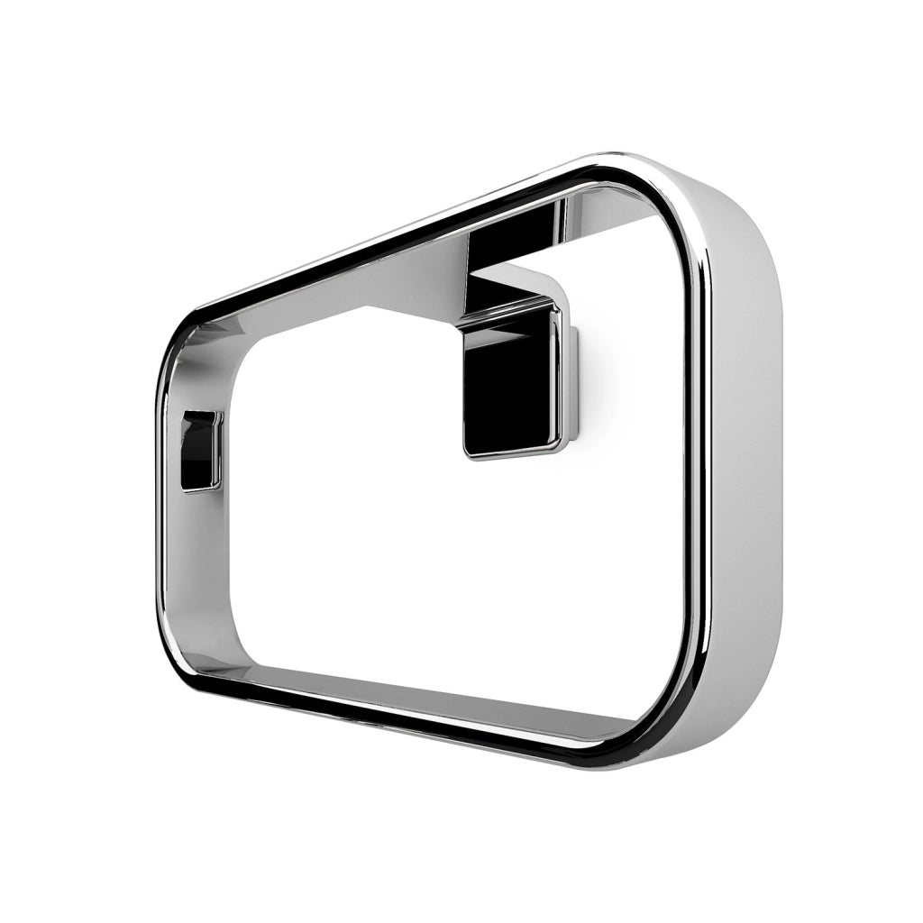 Portasalviette ad anello da muro in ottone, acciaio inox AISI 304 e Cromall A970 Gedy serie IL GIGLIO Cromato