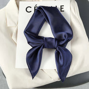 Nuova sciarpa da donna in seta stampata, stile coreano, sciarpa decorativa alla moda e versatile.