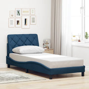 Giroletto senza Materasso Blu 80x200 cm in Tessuto 3310565