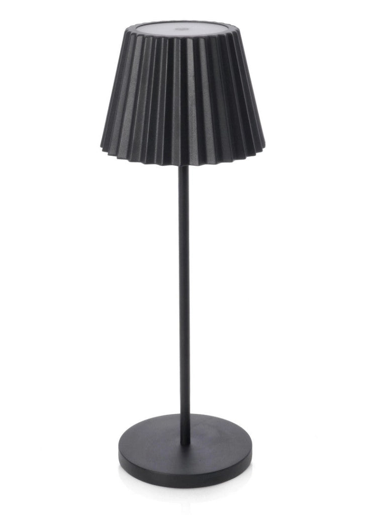 Lampada  da Tavolo Ø12,5x36 cm in Metallo Artika Nera