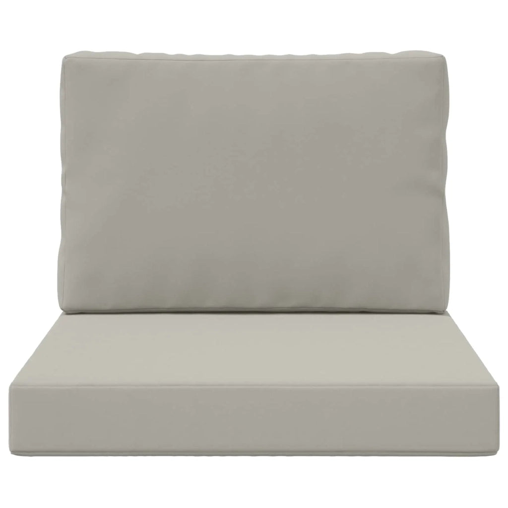 Cuscino per divano da esterno 2 pcs Grigio Poliestere