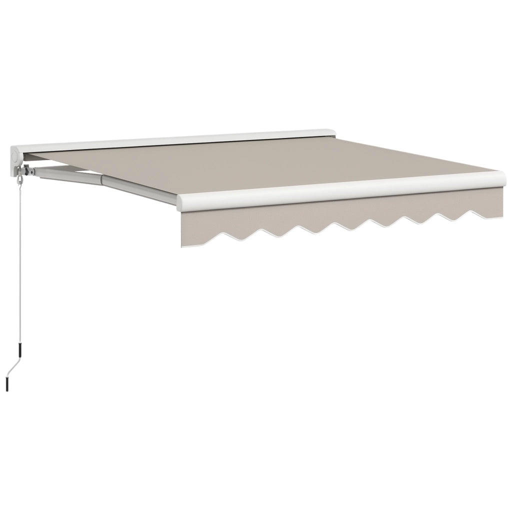 Tendone da Esterno Retrattile Elettrico e Manuale ¨C zephmum ¨C 250x200 cm Colore Crema