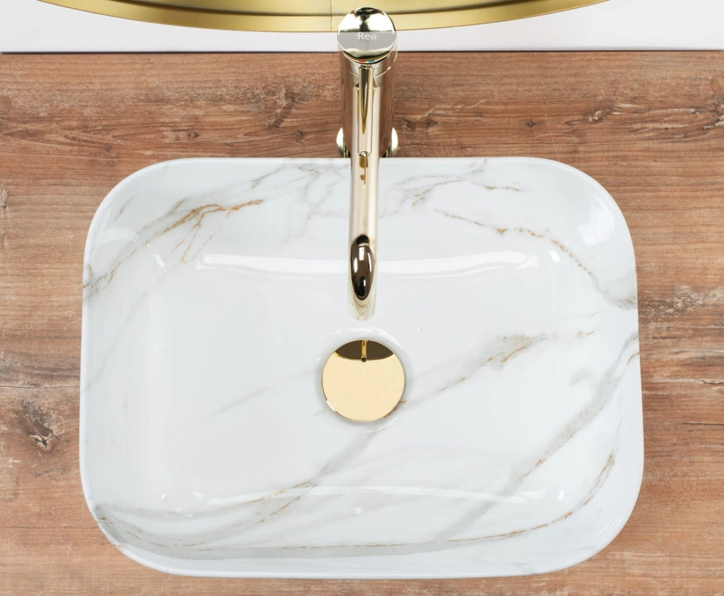 Lavabo Da Appoggio Rea Demi Mini Aiax Shiny