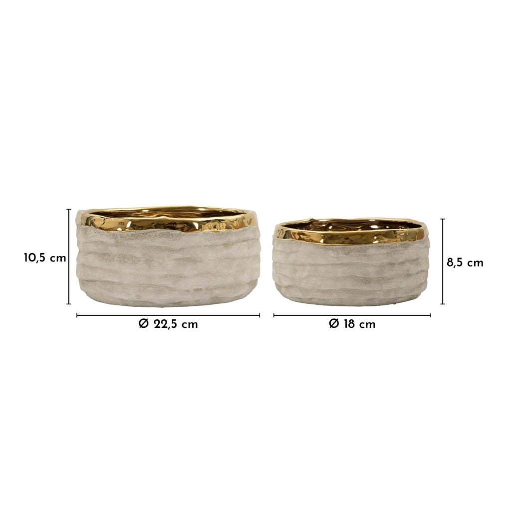 Leonar, Vaso Finitura Naturale, Beige