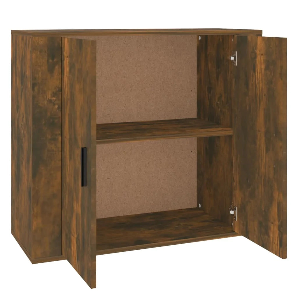 Credenza buffet cassettiera mobile contenitore organizer cucina soggiorno soggiorno 80 x 33 x 70 cm derivati ​​del legno marrone 02_0031109