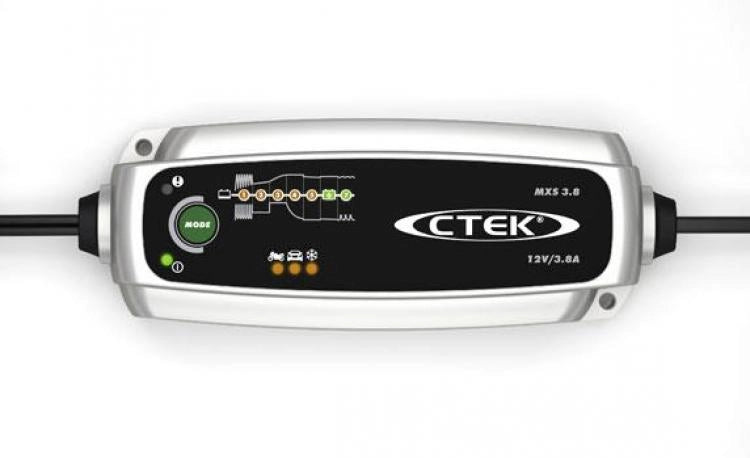 MXS3.8 caricabatterie Ctek 12V 3,8A per batterie a 12 V da  1,2 a 80Ah