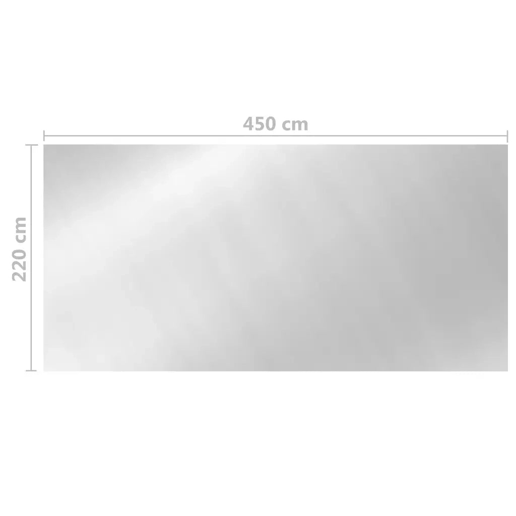 Copertura per Piscina Argento 450x220 cm PE CFW4256843