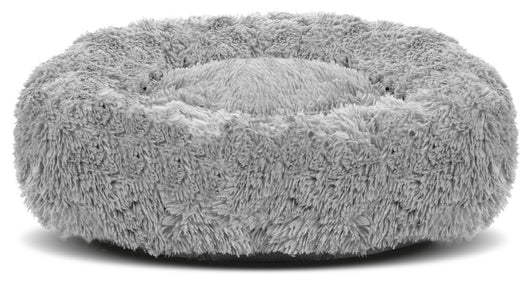 Cuscino per cani AIO FACTORY Shaggy Bed grigio chiaro da 50 cm