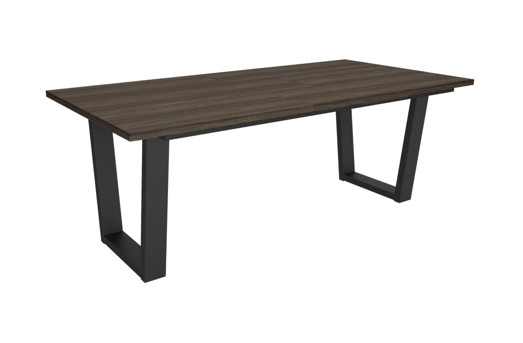 Tavolo da Pranzo, 194x90x74 cm, Per 10 persone, Tavolo Cucina, Rovere scuro