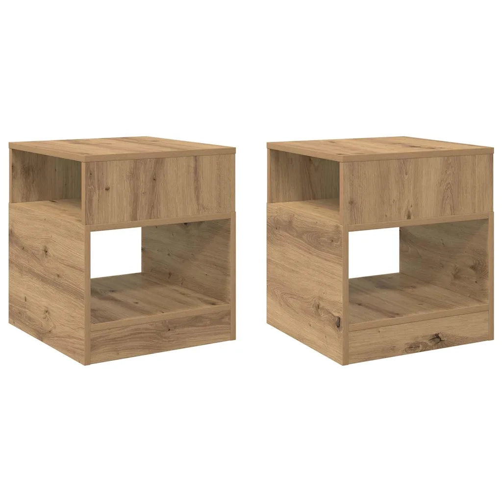 Tavolino 2 pcs Rovere artigianale 40,5 x 40 x 45 cm