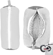 Waszak 2 in 1 per scarpe, lavatrice, protezione per scarpe, sneaker, waszak anti-deformazione per sneakers, ideale per la protezione delle scarpe (bianco)