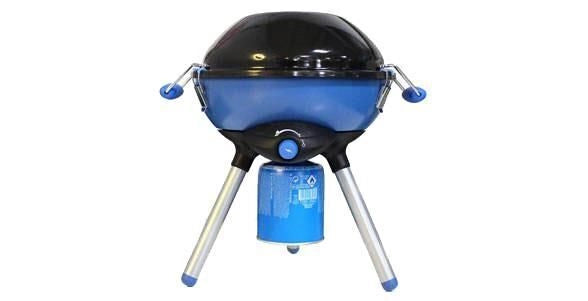 Campingaz 2000030685 Party Grill 400 CV Barbecue e Fornello Portatile 2000W accensione Piezo griglia piastra reversibile colore Nero Blu