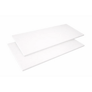 Calandrelli Coppia Ripiani Armadio 86,4x50 cm Bianco 18 mm