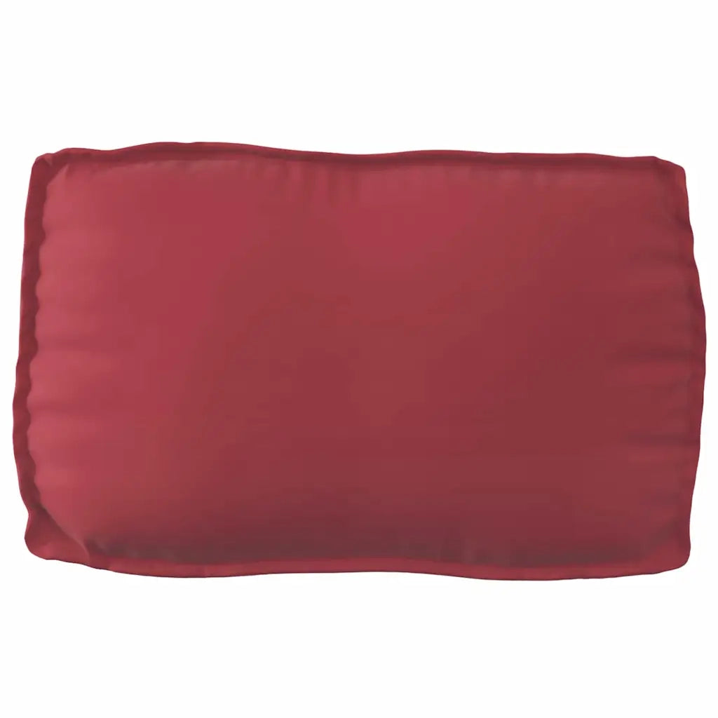 Set di Cuscini per Pallet 2 pcs Rosso Vino Tessuto Oxford 3329065