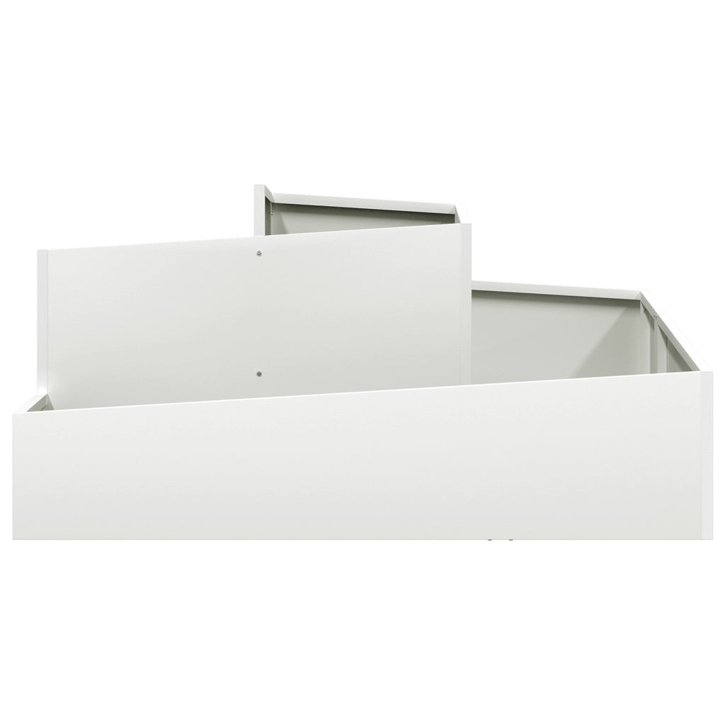 Vasi & Vasi Bianco Plastica Medio Intarsi Decorativi
