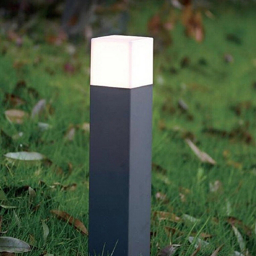 Trade Shop - Lampione Da Giardino Moderno 74 Cm Illuminazione Per Esterno Con Attacco E27 Ip44 740 - Nero
