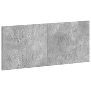 Testiera da Muro DELFT Grigio Cemento Legno ingegnerizzato 897188
