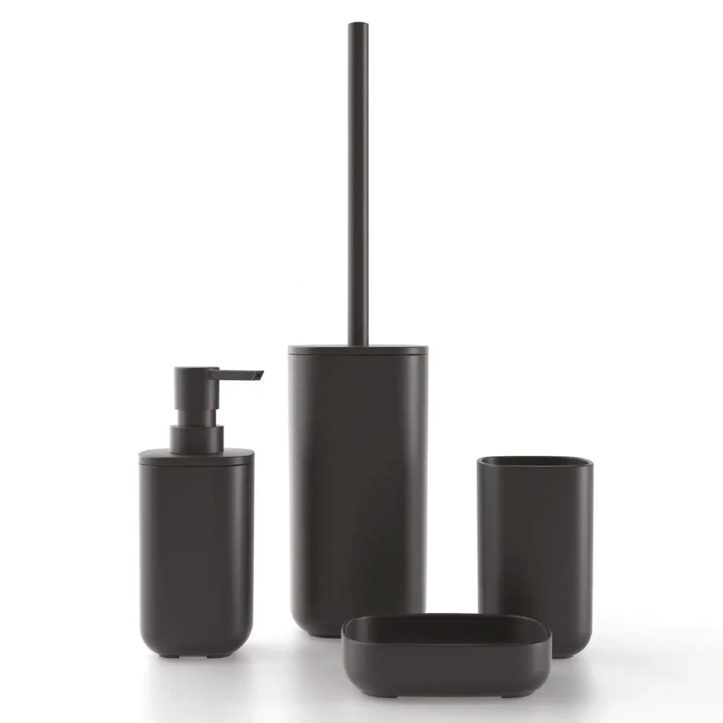 PORTA SCOPINO POD- Nero  cm 9,2 x h. 39,5 x 9,2- METAF- pezzi 1