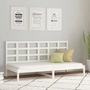 Dormeuse senza Materasso Bianca 80x200 cm Legno Massello Pino 3108208