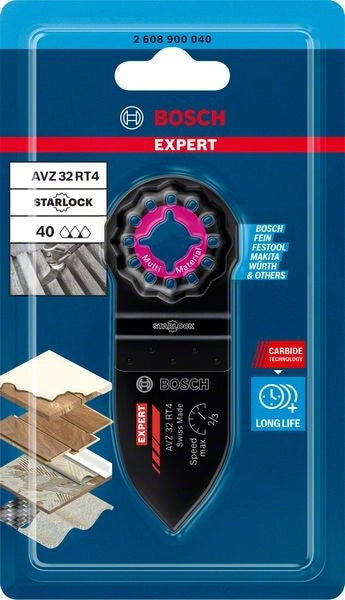 2608900040 - Lama per Multifunzione , AVZ32RT4, EXPERT for MULTIMATERIALE, 53 x 32mm
