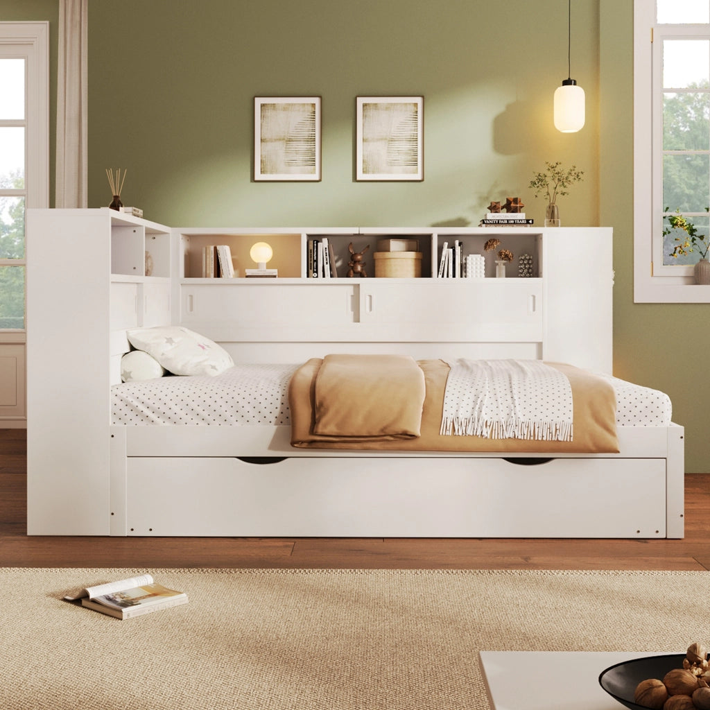 letto platforma pino bianco 90 x 200 cm