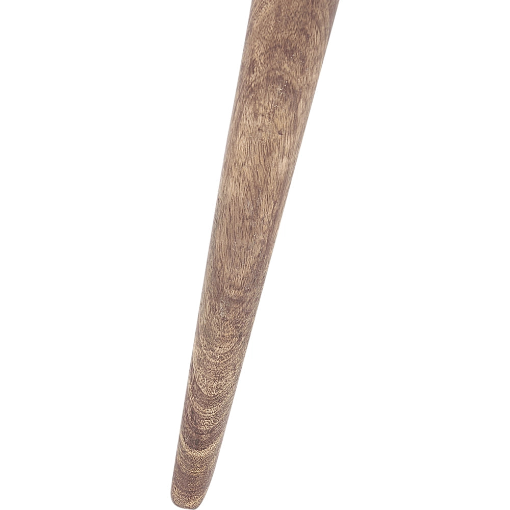 Set di 2 tavolini in legno di mango marrone Tavolino decorativo per il caffè Piccolo arredamento per il soggiorno Design orientale