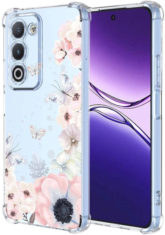 Coprioggetto Shock-Resistente - Bumper TPU - Ultradur - Materiale Silicone - Disegno Elegante - Compatibile con OPPO A5 5G/4G - Custodia per Telefono