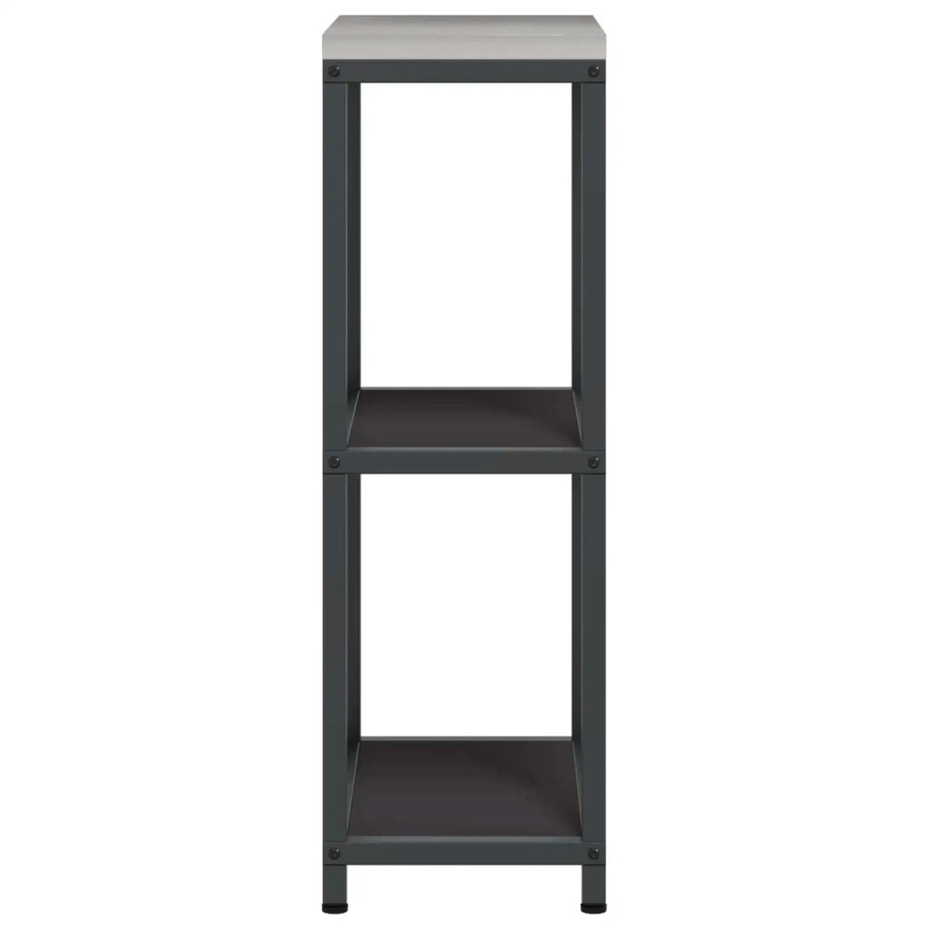 Stoccaggio in cucina Nero 30 x 50 x 92 cm Acciaio 874975