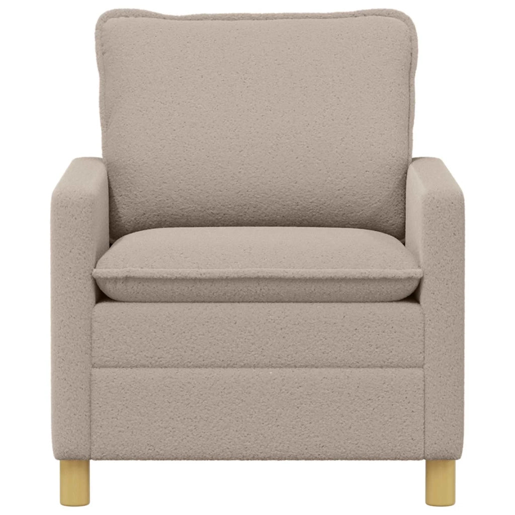 Divano Grigio Chiaro 76 x 81 x 87,5 cm Tessuto 42028765